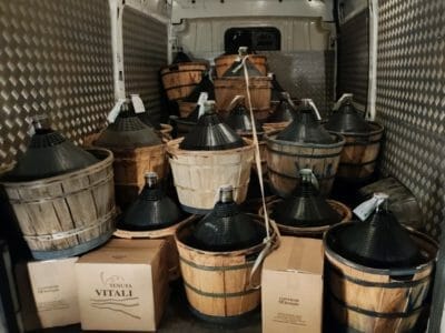 Imbottigliamento vino sfuso